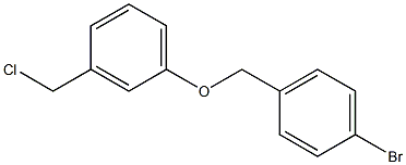 1-bromo-4-[3-(chloromethyl)phenoxymethyl]benzene Structural