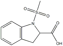 1-methanesulfonyl-2,3-dihydro-1H-indole-2-carboxylic acid