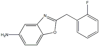 2-(2-fluorobenzyl)-1,3-benzoxazol-5-amine Structural