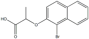 2-[(1-bromo-2-naphthyl)oxy]propanoic acid