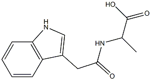 2-[(1H-indol-3-ylacetyl)amino]propanoic acid