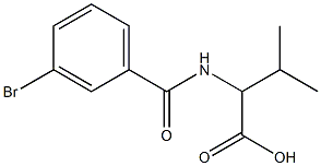 2-[(3-bromobenzoyl)amino]-3-methylbutanoic acid