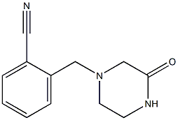 2-[(3-oxopiperazin-1-yl)methyl]benzonitrile