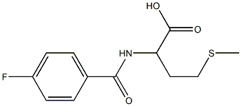 2-[(4-fluorobenzoyl)amino]-4-(methylthio)butanoic acid