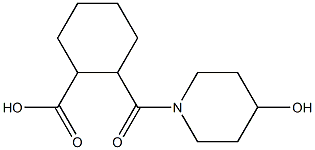 2-[(4-hydroxypiperidin-1-yl)carbonyl]cyclohexanecarboxylic acid