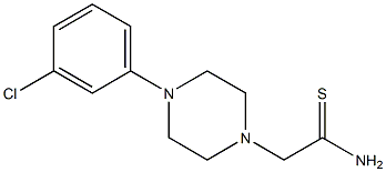 2-[4-(3-chlorophenyl)piperazin-1-yl]ethanethioamide