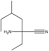 2-amino-2-ethyl-4-methylhexanenitrile