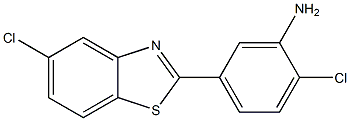 2-chloro-5-(5-chloro-1,3-benzothiazol-2-yl)aniline