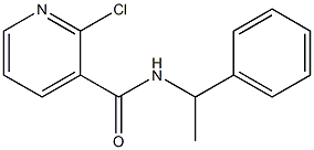 2-chloro-N-(1-phenylethyl)pyridine-3-carboxamide Structural