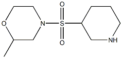 2-methyl-4-(piperidin-3-ylsulfonyl)morpholine