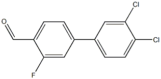 3',4'-dichloro-3-fluoro-1,1'-biphenyl-4-carbaldehyde Structural