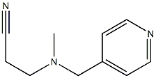 3-[methyl(pyridin-4-ylmethyl)amino]propanenitrile