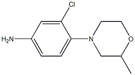 3-chloro-4-(2-methylmorpholin-4-yl)aniline