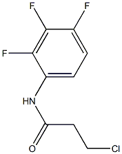 3-chloro-N-(2,3,4-trifluorophenyl)propanamide