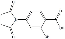 4-(2,5-dioxopyrrolidin-1-yl)-2-hydroxybenzoic acid Structural