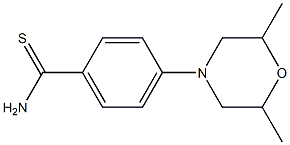 4-(2,6-dimethylmorpholin-4-yl)benzene-1-carbothioamide