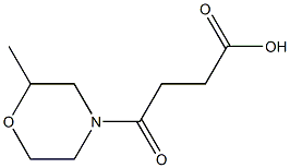 4-(2-methylmorpholin-4-yl)-4-oxobutanoic acid Structural