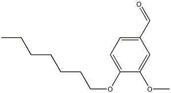 4-(heptyloxy)-3-methoxybenzaldehyde Structural