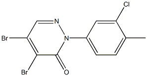 4,5-dibromo-2-(3-chloro-4-methylphenyl)pyridazin-3(2H)-one