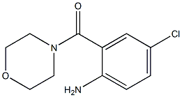 4-chloro-2-(morpholin-4-ylcarbonyl)aniline Structural