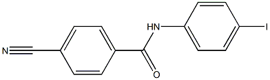 4-cyano-N-(4-iodophenyl)benzamide Structural