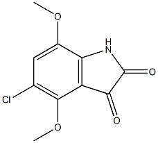 5-chloro-4,7-dimethoxy-1H-indole-2,3-dione