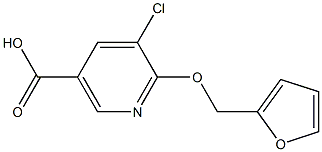 5-chloro-6-(2-furylmethoxy)nicotinic acid