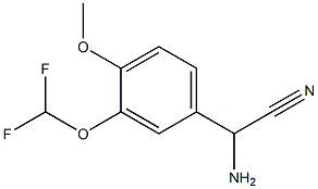 amino[3-(difluoromethoxy)-4-methoxyphenyl]acetonitrile