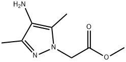 methyl 2-(4-amino-3,5-dimethyl-1H-pyrazol-1-yl)acetate Structural