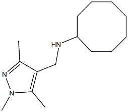 N-[(1,3,5-trimethyl-1H-pyrazol-4-yl)methyl]cyclooctanamine