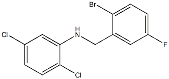 N-[(2-bromo-5-fluorophenyl)methyl]-2,5-dichloroaniline