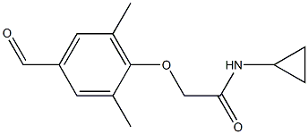 N-cyclopropyl-2-(4-formyl-2,6-dimethylphenoxy)acetamide