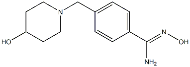 N'-hydroxy-4-[(4-hydroxypiperidin-1-yl)methyl]benzenecarboximidamide