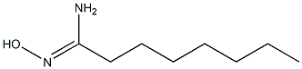 N'-hydroxyoctanimidamide Structural