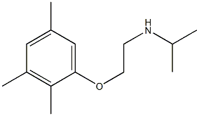 propan-2-yl[2-(2,3,5-trimethylphenoxy)ethyl]amine Structural