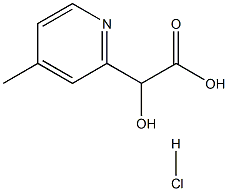 4-METHYL-2-PYRIDINEGLYCOLIC ACID HYDROCHLORIDE Structural