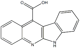 6H-indolo[2,3-b]quinoline-11-carboxylic acid Structural