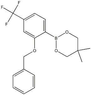 2-[2-Benzyloxy-4-(trifluoromethyl)phenyl]-5,5-dimethyl-1,3,2-dioxaborinane