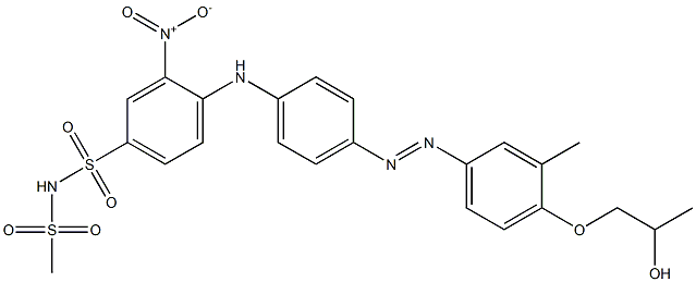 4-[[4-[[4-(2-Hydroxypropoxy)-3-methylphenyl]azo]phenyl]amino]-N-(methylsulfonyl)-3-nitrobenzenesulfonamide