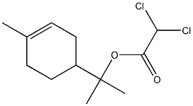 Dichloroacetic acid p-menth-1-en-8-yl ester Structural