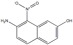 7-Amino-8-nitro-2-naphthol Structural