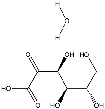 L-Xylo-2-Hexulosonic Acid Hydrate Structural