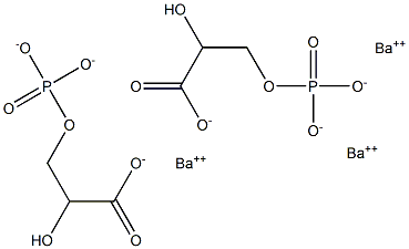 Glyceric Acid 3-Phosphate Barium Salt Structural