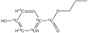 Propyl Paraben-13C6 Structural