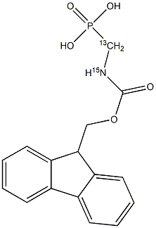 N-Fmoc Aminomethanephosphonic Acid-13C,15N Structural