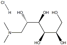 N,N-Dimethyl-D-glucamine Hydrochloride Structural