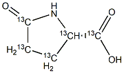 L-Pyroglutamic Acid-13C5 Structural