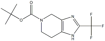 tert-Butyl 2-(Trifluoromethyl)-1,4,6,7-tetrahydro-5H-imidazo[4,5-c]pyridine-5-carboxylate Structural