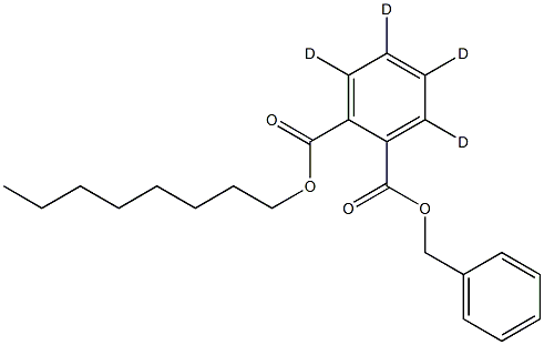 Octyl Benzyl Phthalate-d4 Structural