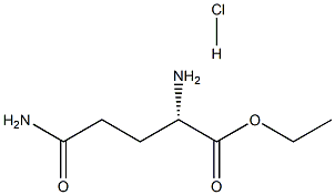 Glutamine ethyl ester hydrochloride Structural